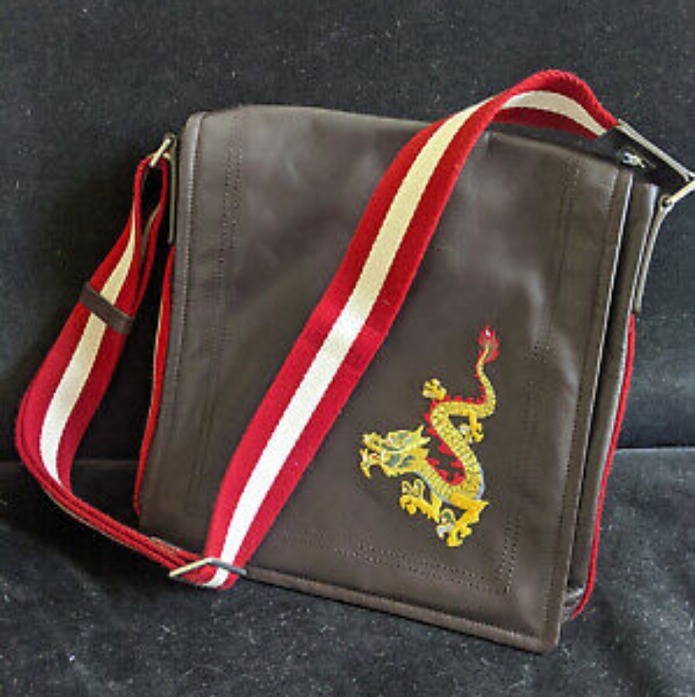Bally Year of Dragon Leather Messenger Bag (new)